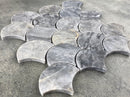 Luna Sky Marble Laguna on 12" x 12" Mesh Mosaic Tile Luna Sky Marble Laguna on 12" x 12" Mesh Mosaic Tile