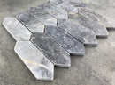 Luna Sky Marble Strada on 12" x 12" Mesh Mosaic Tile Luna Sky Marble Strada on 12" x 12" Mesh Mosaic Tile