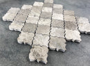 Silver Shadow Marble Casablanca on 12" x 12" Mesh Mosaic Tile Silver Shadow Marble Casablanca on 12" x 12" Mesh Mosaic Tile
