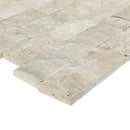 Ivory Light Travertine 4" X Free length split-face wall tile profile Ivory Light Travertine 4" X Free length split-face wall tile profile