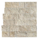 Ivory Light Free Length Split-face Natural Travertine Wall Tile 6"xFL top view Ivory Light Free Length Split-face Natural Travertine Wall Tile 6"xFL top view