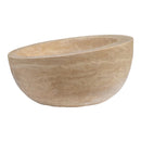 LightBeigeTravertineSlopedBathroomVesselSinkHoned_D_16_H1_6_H2_8SKU-YEDSIM12 LightBeigeTravertineSlopedBathroomVesselSinkHoned_D_16_H1_6_H2_8SKU-YEDSIM12