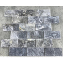 Luna sky marble mosaic 2x4 on 12x12 mesh brick SKU-HSLS2x4BMOSH Product view under sunlight Luna sky marble mosaic 2x4 on 12x12 mesh brick SKU-HSLS2x4BMOSH Product view under sunlight