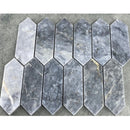 Luna sky marble mosaic strada on 12"x12" mesh brick honed SKU-HSLSSTRBMOSH Top view Luna sky marble mosaic strada on 12"x12" mesh brick honed SKU-HSLSSTRBMOSH Top view