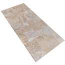 Mina rustic antique French pattern set travertine tile size pattern set surface brushed and chiseled SKU-10076469 angle view of travertine tile Mina rustic antique French pattern set travertine tile size pattern set surface brushed and chiseled SKU-10076469 angle view of travertine tile