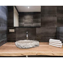 Seagrass Fossil Limestone Rustic Natural Stone Vessel Sink (W)18" (L)22" (H)5" Seagrass Fossil Limestone Rustic Natural Stone Vessel Sink (W)18" (L)22" (H)5"