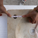 Stone Travertine Troia Light Above Counter Sink faucet Stone Travertine Troia Light Above Counter Sink faucet
