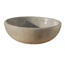 Natural Stone Afyon Sugar Marble Vessel Sink SKU-20020031 on white background Natural Stone Afyon Sugar Marble Vessel Sink SKU-20020031 on white background
