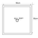 Noce brown travertine square shower base w36-l36-h2 SKU-NTRSTC26 Noce brown travertine square shower base w36-l36-h2 SKU-NTRSTC26