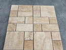 Patara Mini Pattern 12" x 12" Honed Travertine Mesh-Mounted Mosaic Tile Patara Mini Pattern 12" x 12" Honed Travertine Mesh-Mounted Mosaic Tile