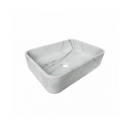 White Calacatta Marble Rectangular Sink Polished (W)12" (L)18" (H)6" White Calacatta Marble Rectangular Sink Polished (W)12" (L)18" (H)6"