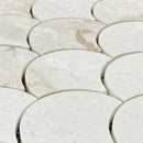 Shell Stone Limestone Laguna Design on 12" x 12" Mesh Mosaic Tile SKU-HSSSLAGDMOSH close view Shell Stone Limestone Laguna Design on 12" x 12" Mesh Mosaic Tile SKU-HSSSLAGDMOSH close view