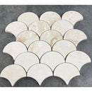 Shell Stone Limestone Laguna Design on 12" x 12" Mesh Mosaic Tile SKU-HSSSLAGDMOSH under sunlight Shell Stone Limestone Laguna Design on 12" x 12" Mesh Mosaic Tile SKU-HSSSLAGDMOSH under sunlight