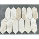 Shell Stone Limestone Strada Design on 12" x 12" Mesh Mosaic Tile SKU-HSSSSTRDMOSH under sunlight Shell Stone Limestone Strada Design on 12" x 12" Mesh Mosaic Tile SKU-HSSSSTRDMOSH under sunlight