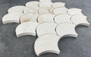 Shell Stone Limestone Laguna Design on 12" x 12" Mesh Mosaic Tile Shell Stone Limestone Laguna Design on 12" x 12" Mesh Mosaic Tile
