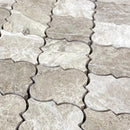 Silver Shadow Marble Casablanca on 12" x 12" Mesh Mosaic Tile SKU-HSSSCMOSH close view Silver Shadow Marble Casablanca on 12" x 12" Mesh Mosaic Tile SKU-HSSSCMOSH close view