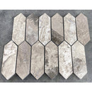 Silver Shadow Marble Strada Design on 12" x 12" Mesh Mosaic Tile SKU-HSLSHTRBMOSH under sunlight Silver Shadow Marble Strada Design on 12" x 12" Mesh Mosaic Tile SKU-HSLSHTRBMOSH under sunlight