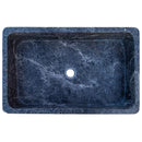 Natural Stone Sirius Black Marble Farmhouse Sink Polished  (W)16" (L)24" (H)6" Natural Stone Sirius Black Marble Farmhouse Sink Polished  (W)16" (L)24" (H)6"