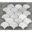 Solto White Marble Laguna on 12" x 12" Mesh Mosaic Tile SKU-HSSWLAGBMOSH top view Solto White Marble Laguna on 12" x 12" Mesh Mosaic Tile SKU-HSSWLAGBMOSH top view