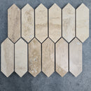 Patara Strada Pattern 12" x 12" Honed Travertine Mesh-Mounted Mosaic Tile Patara Strada Pattern 12" x 12" Honed Travertine Mesh-Mounted Mosaic Tile