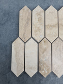 Patara Strada Pattern 12" x 12" Honed Travertine Mesh-Mounted Mosaic Tile Patara Strada Pattern 12" x 12" Honed Travertine Mesh-Mounted Mosaic Tile