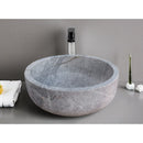 Natural Stone Sirius Silver Marble Vessel Sink Polished (D)16" (H)6" Natural Stone Sirius Silver Marble Vessel Sink Polished (D)16" (H)6"