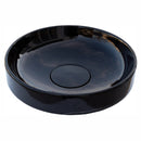 Toros Black marble Round Above Counter Sink Polished size D 16'' H6'' SKU NTRSTC52 Perspective view product shot Toros Black marble Round Above Counter Sink Polished size D 16'' H6'' SKU NTRSTC52 Perspective view product shot