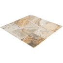 Traonyx Travertine Tile Honed and Filled SKU-TONYX18x18H angle view Traonyx Travertine Tile Honed and Filled SKU-TONYX18x18H angle view
