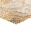 Traonyx Travertine Tile Honed and Filled SKU-TONYX18x18H corner view Traonyx Travertine Tile Honed and Filled SKU-TONYX18x18H corner view