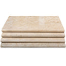 Travertine pool coping bullnosed paver tumbled size 12x24 SKU-20030004 product shot Travertine pool coping bullnosed paver tumbled size 12x24 SKU-20030004 product shot