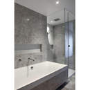 Tundra Gray Marble Floor and Wall Tile SKU-31722612H installed view Tundra Gray Marble Floor and Wall Tile SKU-31722612H installed view