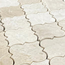Vanilla Beige Marble Casablanca on 12" x 12" Mesh Mosaic Tile SKU-HSVBCMOSH close view Vanilla Beige Marble Casablanca on 12" x 12" Mesh Mosaic Tile SKU-HSVBCMOSH close view