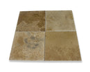 volcano travertine tile brushed chiseled size-18"x18"-SKU-10094905 View of product together volcano travertine tile brushed chiseled size-18"x18"-SKU-10094905 View of product together