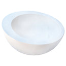 White limestone sloped rim circular vessel sink NRSTC07 D16 angle view2 White limestone sloped rim circular vessel sink NRSTC07 D16 angle view2