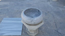 sirius silver marble natural stone vessel sink polished size (D)15.5" (H)6" SKU-TMS21 360 video sirius silver marble natural stone vessel sink polished size (D)15.5" (H)6" SKU-TMS21 360 video