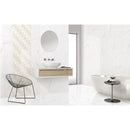 Anka classic carrara gold glossy unrectified porcelain form decor tile 12"x24" SKU-170048 Installed view of Classic Carrara series Anka classic carrara gold glossy unrectified porcelain form decor tile 12"x24" SKU-170048 Installed view of Classic Carrara series