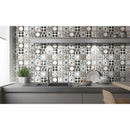Anka dora glossy porcelain wall tile 12"x24" SKU-170028  Installed view of Dora tiles Anka dora glossy porcelain wall tile 12"x24" SKU-170028  Installed view of Dora tiles
