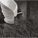 Anka elite modern glossy porcelain wall and floor tile 24"x48" Installed view of Elite black tile Anka elite modern glossy porcelain wall and floor tile 24"x48" Installed view of Elite black tile