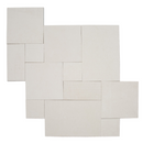 Antalya White French Pattern Set Limestone Tile Antalya White French Pattern Set Limestone Tile