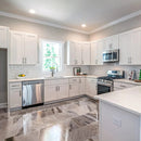 Atlantic Grey Cloudy Floor and Wall Marble Tile Polished Atlantic Grey Cloudy Floor and Wall Marble Tile Polished