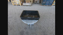 Toros Black Marble Rectangular Natural Stone sink semi Polished W14.4 L 20.3 H4.7 SKU T1-252 360 video Toros Black Marble Rectangular Natural Stone sink semi Polished W14.4 L 20.3 H4.7 SKU T1-252 360 video