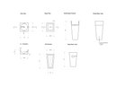 Natural Stone New York White Marble Pedestal Cone Shaped Sink Polished (W)16" (L)16" (H)36" Natural Stone New York White Marble Pedestal Cone Shaped Sink Polished (W)16" (L)16" (H)36"