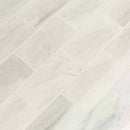 bianco carrara white marble tiles 24x48 honed SKU-20012388 product shot close up view bianco carrara white marble tiles 24x48 honed SKU-20012388 product shot close up view