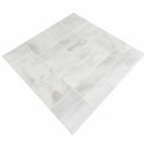 bianco carrara white marble tiles 36x36 polished SKU-20012389 product shot angle top view bianco carrara white marble tiles 36x36 polished SKU-20012389 product shot angle top view