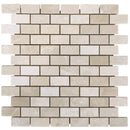 Botticino Cream Beige Marble Mosaic Floor and Wall Tile Botticino Cream Beige Marble Mosaic Floor and Wall Tile