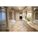 cappuccino light premium polished marble tiles size 12"x12" SKU-10085676 installed on bathroom flooring cappuccino light premium polished marble tiles size 12"x12" SKU-10085676 installed on bathroom flooring