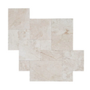 Cappuccino Beige Versailles Pattern Marble Tile SKU-15002172 multi top view Cappuccino Beige Versailles Pattern Marble Tile SKU-15002172 multi top view