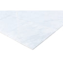 carrara white marble tile size 12"x12"x3/8" (30.5cmx30.5cm) surface polished edge beveled SKU-10086379 product shot thickness view carrara white marble tile size 12"x12"x3/8" (30.5cmx30.5cm) surface polished edge beveled SKU-10086379 product shot thickness view
