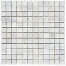 carrara white polished marble mosaics 1x1 SKU-20012465 top view carrara white polished marble mosaics 1x1 SKU-20012465 top view