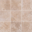 Classic Beige Travertine Honed Floor and Wall Tile SKU-CBT8x8HF joint view Classic Beige Travertine Honed Floor and Wall Tile SKU-CBT8x8HF joint view